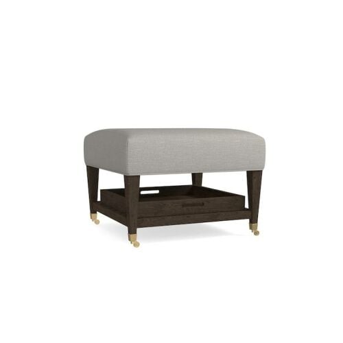 Kara Ottoman w/Tray Ottomans & Poufs Bassett Furniture
