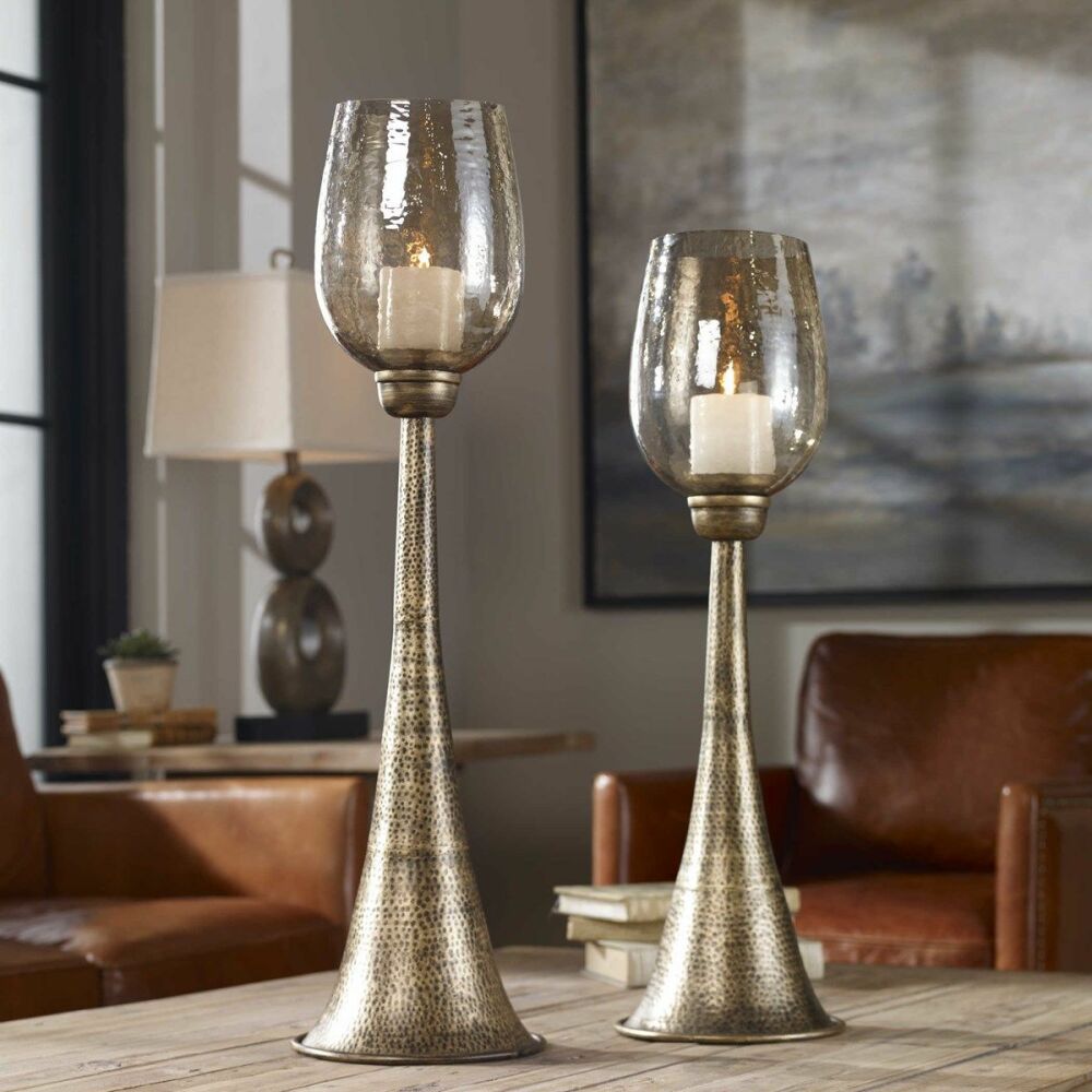 Badal Candleholders, S/2 Accents 5
