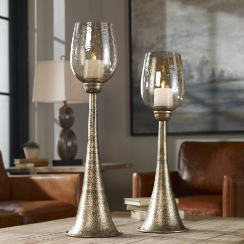 Badal Candleholders, S/2 Accents 3