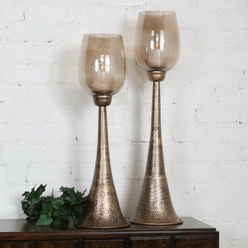 Badal Candleholders, S/2 Accents 6