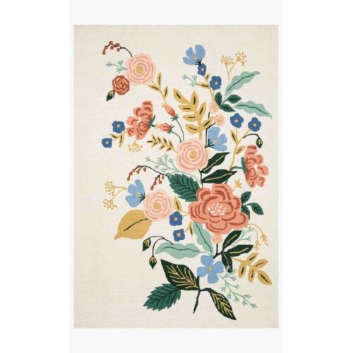 LES-04 RP Ivory / Multi Rugs Customizable