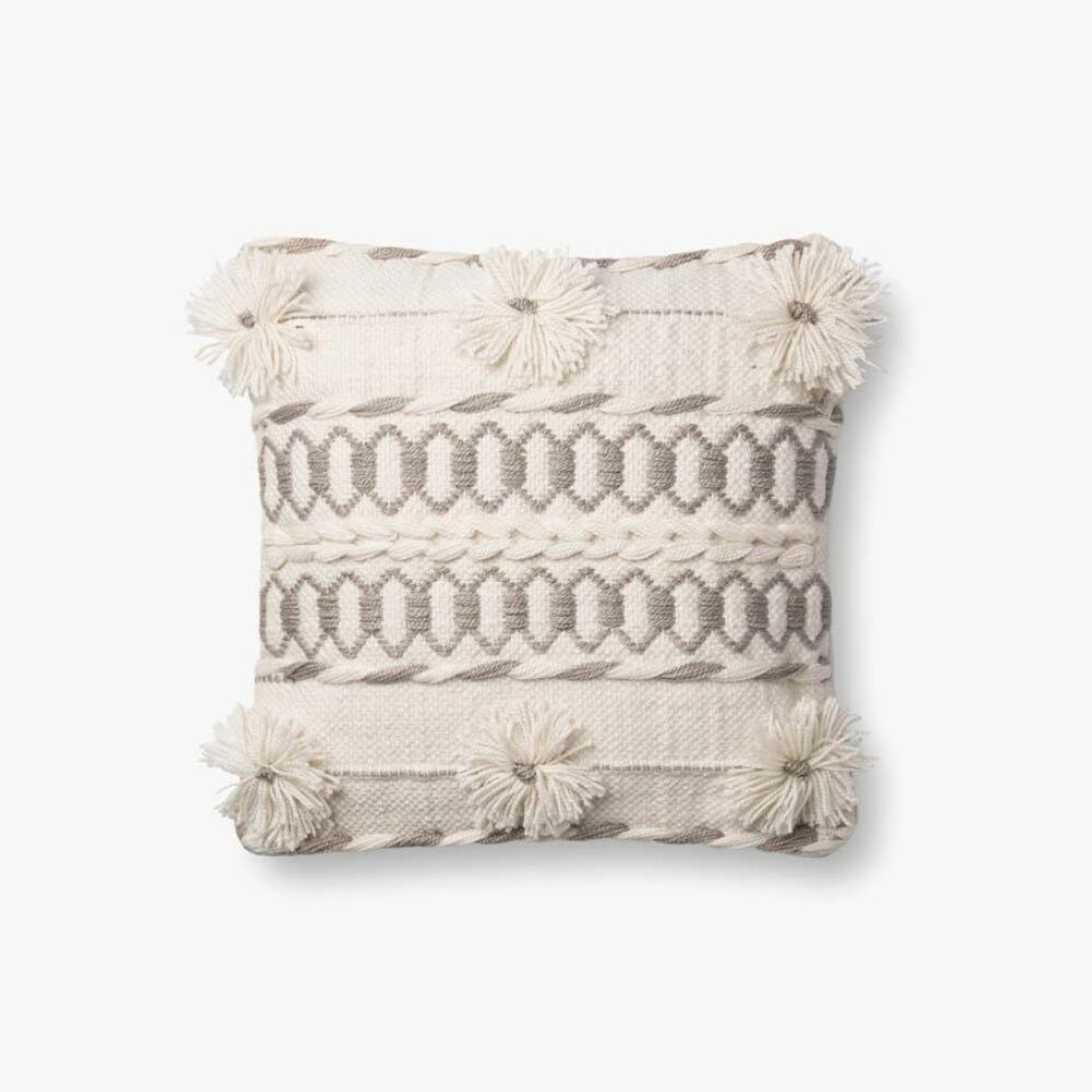 Natural / Grey Accent Pillows 2