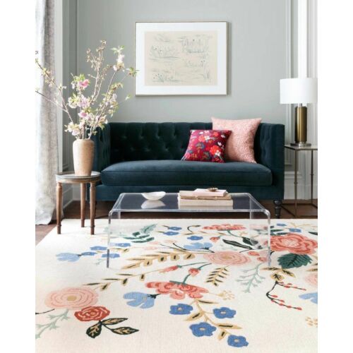 LES-04 RP Ivory / Multi Rugs Customizable 3